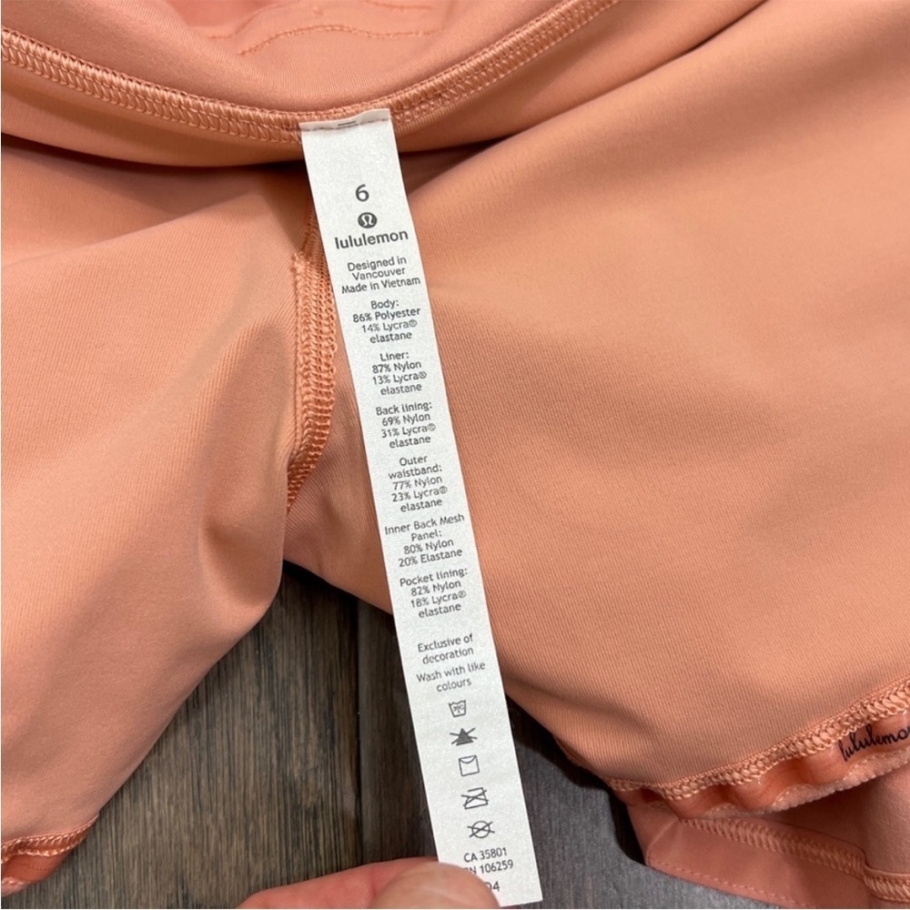 Lululemon Play Off The Pleats Skirt *13" Peach Pink - Picture 5 of 9